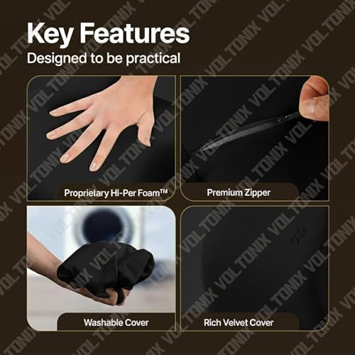 Image of Car Neck Pillow,Memory Foam Car Headrest Pillow for Neck Support, Breathable Removable Cover & Adjustable Strap, Ergonomic Design for Driving Comfort, Neck Pain Relief,Travel (2, 31CM-25CM-10.4CM)