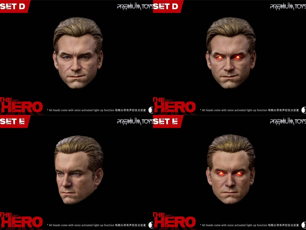 Amazon | Premium Toys 1/6 THE HERO ヘッド5個 ライトアップ機能付き