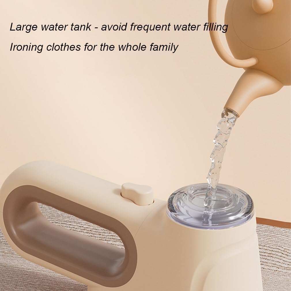 2025 Vacuum Steamer for Clothes, 1000W Portable Handheld Clothes Steamer with 50ml Tank Delivers and 4.2ft Cord, Rapid Heating - Instant Wrinkle Removing, for Travel and Car Interior Care