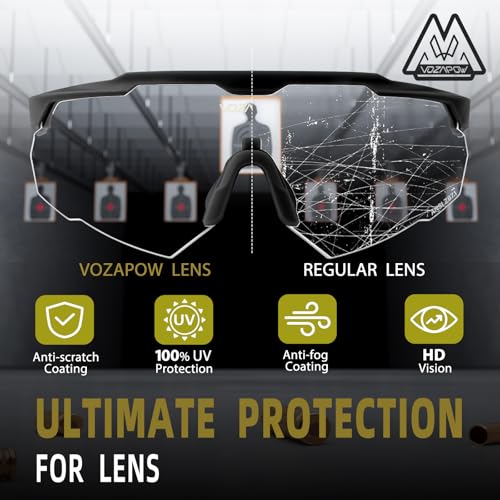 Image of Shooting Glasses Anti Fog with High Definition Lenses, ANSI Z87+ Certified Tactical Safety Glasses for Men Women