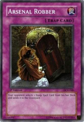 Amazon.com: Yu-Gi-Oh! - Arsenal Robber (DCR-048) - Dark Crisis - Unlimited  Edition