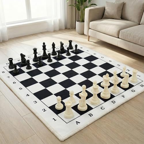 Set de Ajedrez Plegable 20" con 32 Piezas y Bolsa miniatura 1