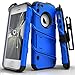 iPhone SE Case, Zizo [Bolt Series] w/ [iPhone SE Screen Protector] Kickstand [12 ft. Military Grade Drop Tested] Holster Belt Clip - iPhone 5s