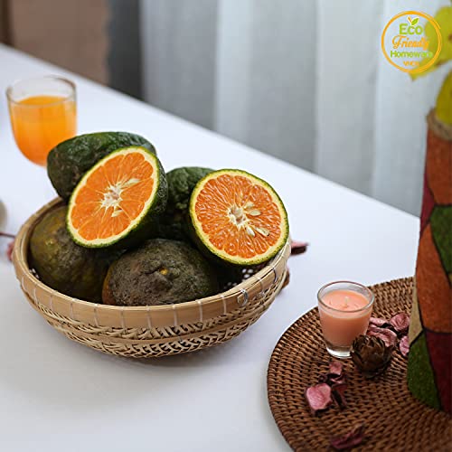 Eco Friendly Homeware Vnck Fruit Holder For Kitchen Countertop, Fruit Bowls For Table Centerpiece, Decorative Bowl, Fruit Bowl For Kitchen Counter (9.8", 11", 11.8", 13.4" Diameter, 4 Pcs, Hole) #TOP6