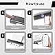 PhoFuta M08F Mobiler Drucker für Unterwegs Thermodrucker A4, Bluetooth Tragbarer Drucker - Tattoo Drucker, Mit 10 Blatt Thermopapier A4, kompatibel mit Handy und Laptop, mit 1 Aufbewahrungsbox