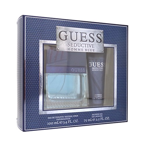 Preisvergleich Produktbild Estuche Colonia Guess Seduct Blue Man 100ml + Gel