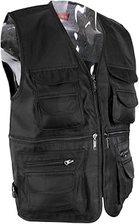 Merishopp Men Outdoor Multi-Pocket Vest Travelers Fishing Photography Jacket XL Black|Sporting Goods | Fishing |1 Piece Fishing Vest-picture-42