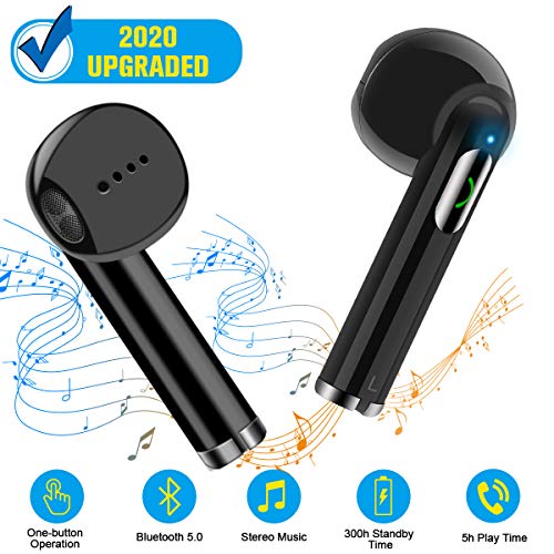 Wireless Earbuds,Bluetooth Earbuds Wireless Earphones Stereo Wireless Earbuds with Microphone/Charging Case Bluetooth in