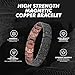 Auinz Pure Copper Magnetic Bracelet - Magnetic Copper Bracelets for Men - Adjustable Length with Sizing Tool