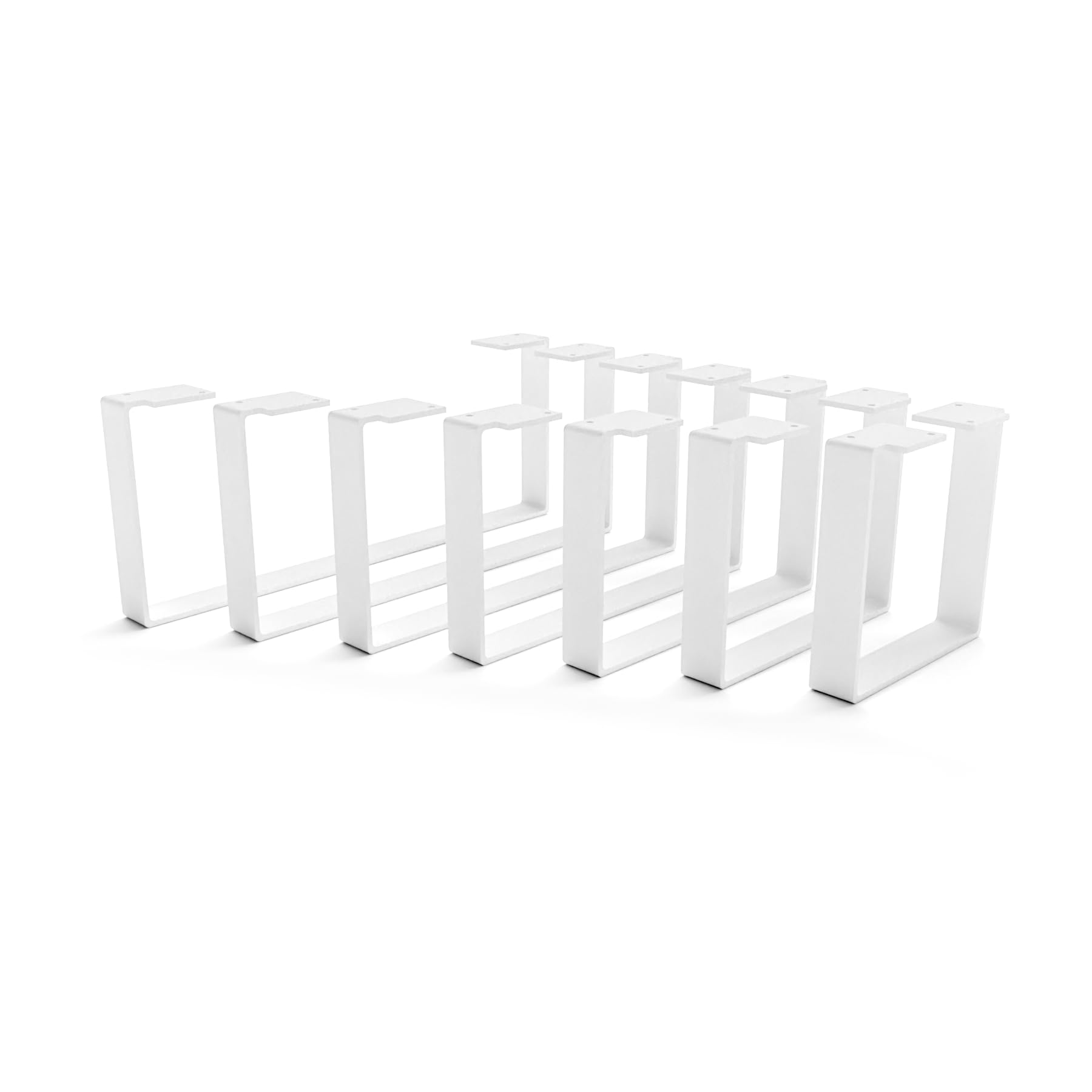 HEVVA 20 cm Hoge Meubelpoten 20/25/30/35/40/45/50 cm | Graz | Meubelpoten, Kastpoten, Basispoot voor Kast, Bank, Sofa, Bed of Dressoir | (50 cm, 1 x Poot - Wit