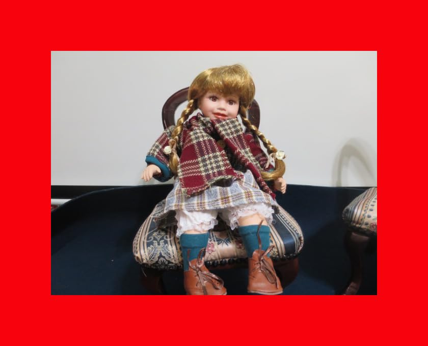 Amazon | 人形館「ドール椅子付きD-274」ビスクドール 洋人形〝ビ