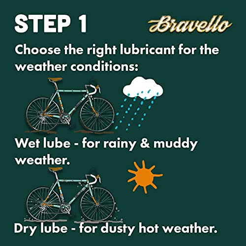 Bravello Dry Chain Lube, olio lubrificante per