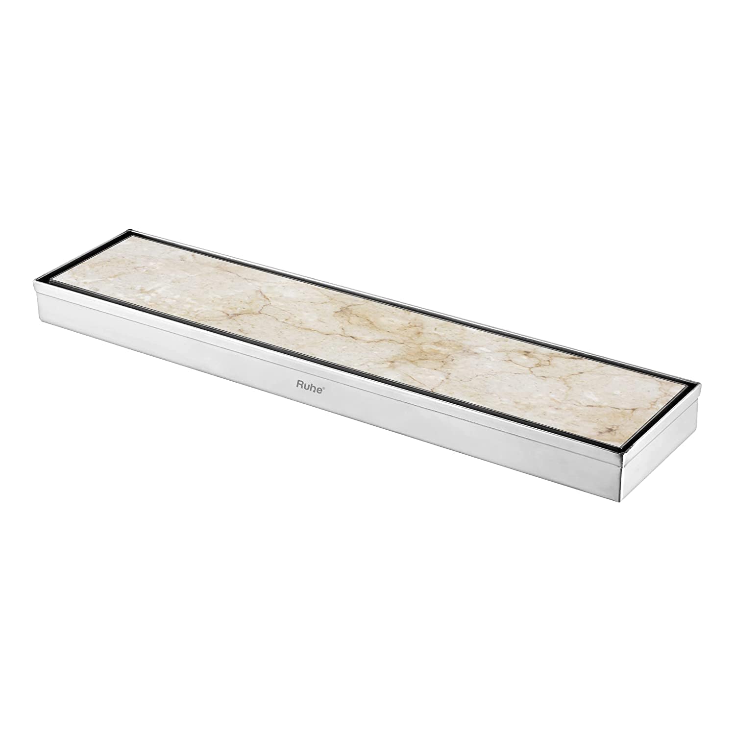 Ruhe® Tile Insert Shower Drain Channel | 32 x 4 Inches Waste Water Floor Drain for 13mm Tile | 304 Stainless Steel Invisible Shower Drain Channel with Cockroach Trap and Side Hole (B0D6GLHXPB) Amazon Price History, Amazon Price Tracker