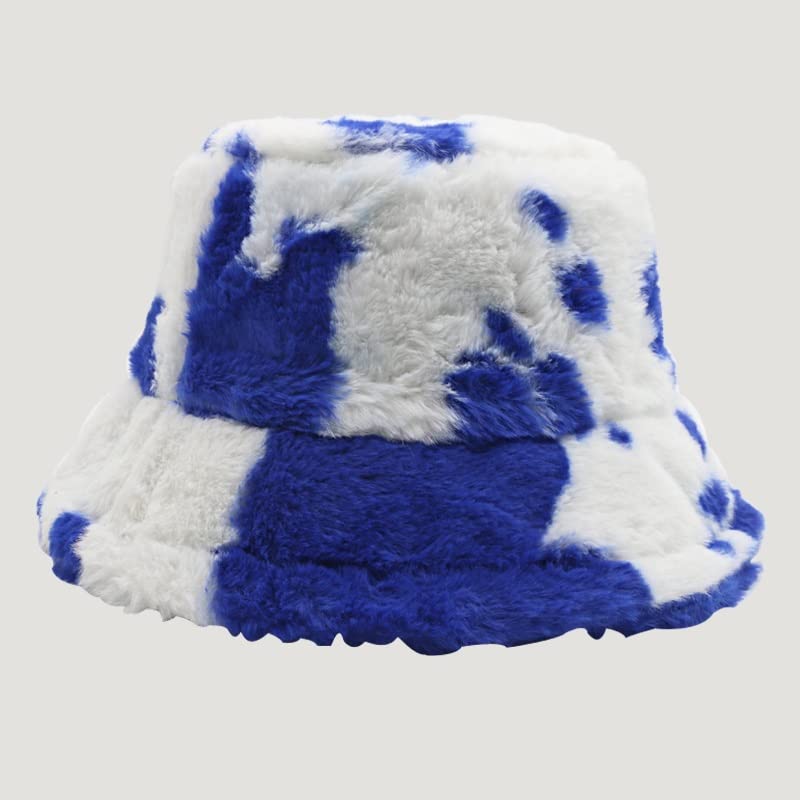 Chapeau bob femme hiver chaud fisherman cap velours imprimé doux