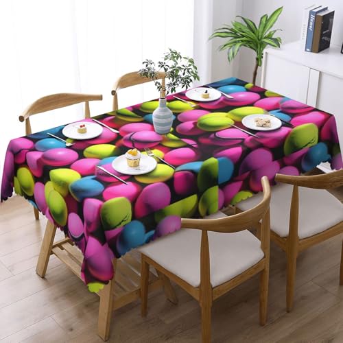 Nappe rectangulaire tennis rouge pour protéger et décorer vos tables - 3