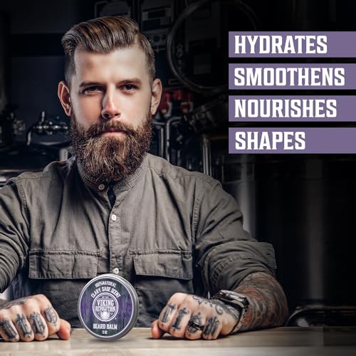 Image of Viking Revolution Beard Balm - Clary Sage - 2 oz