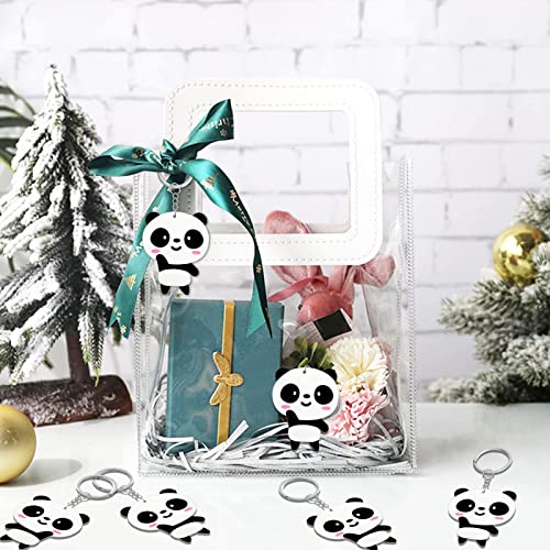 Elecrainbow 20 Pack Cute Panda Bear Keychains Party Favors For Panda Themed Party Return Gift, Pandas Lovers, Like A Panda Party, Animal-Themed Birthday #TOP5
