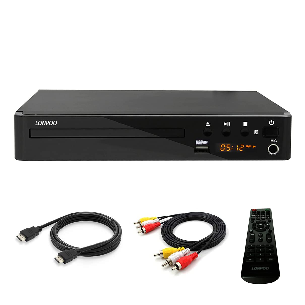 LP099 Multi Region Code Zone Free PAL/NTSC HD DVD Player CD Player