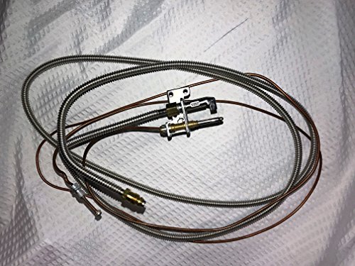 Gas Appliance Gas Log Fire Pit Safety Stainless Pilot Tube and Thermocouple Assembly for Natural Gas 72\" Leads