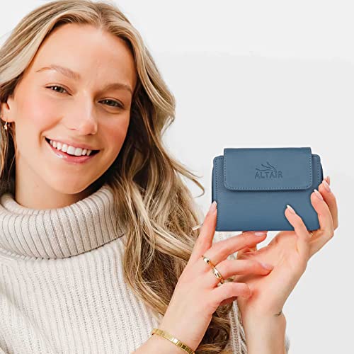 Image of Premium Vegan Leather Women's Wallet | Stylish Durable Clutch Wallet and Lightweight Clutch with Zip Coin Pocket and Card Slot