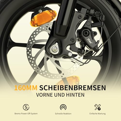 Der abnehmbare 36V 10Ah Akku des ESKUTE D100 wird in Steckdose geladen - Detailansicht von ESKUTE D100 E-Bike Klapprad...