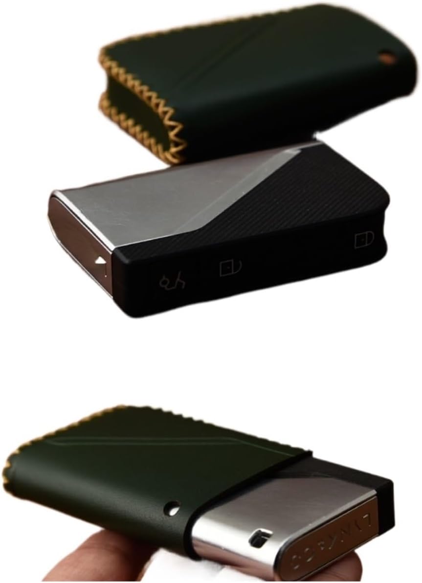 本革L字ファスナーキーケース – LASIEM（ラシエム）公式ストア LYNK&amp; CO 05 2020-2023 対応 シンプルスタイル ハンドメイドレザー カーリモートキーケースカバー(Sty