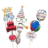 Photo Gallery trimming shop compleanno foto booth festa per abito up accessori compleanno,speciale,18pz - multi, 21pcs Photo Gallery trimming shop compleanno foto booth festa per abito up accessori compleanno,speciale,18pz - multi, 21pcs