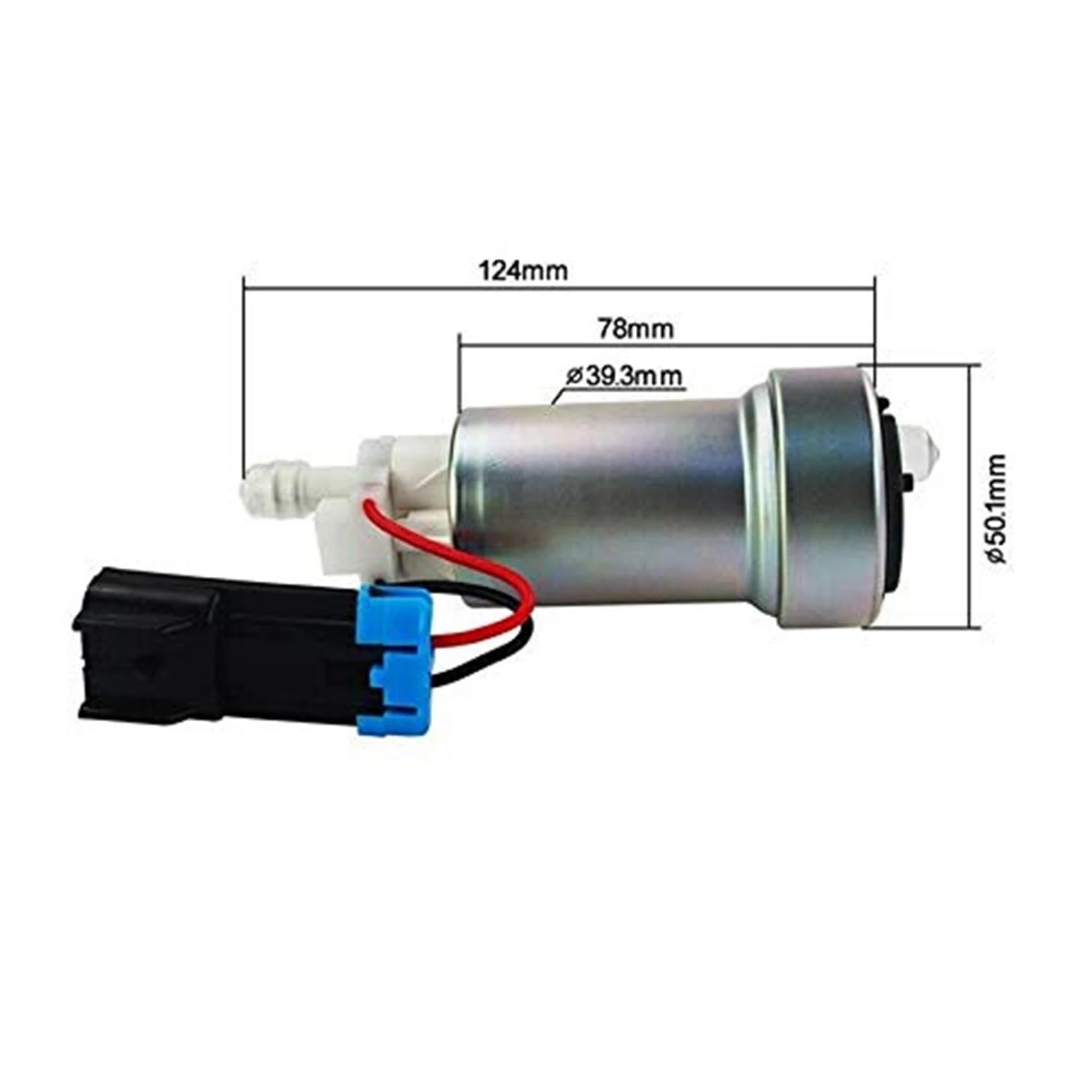 Elektrische Inline Kraftstoffpumpe F90000295 535 Lph Elektrische Kraftstoffpumpe Im Tank Zweikanal-Turbine E85 86235592954