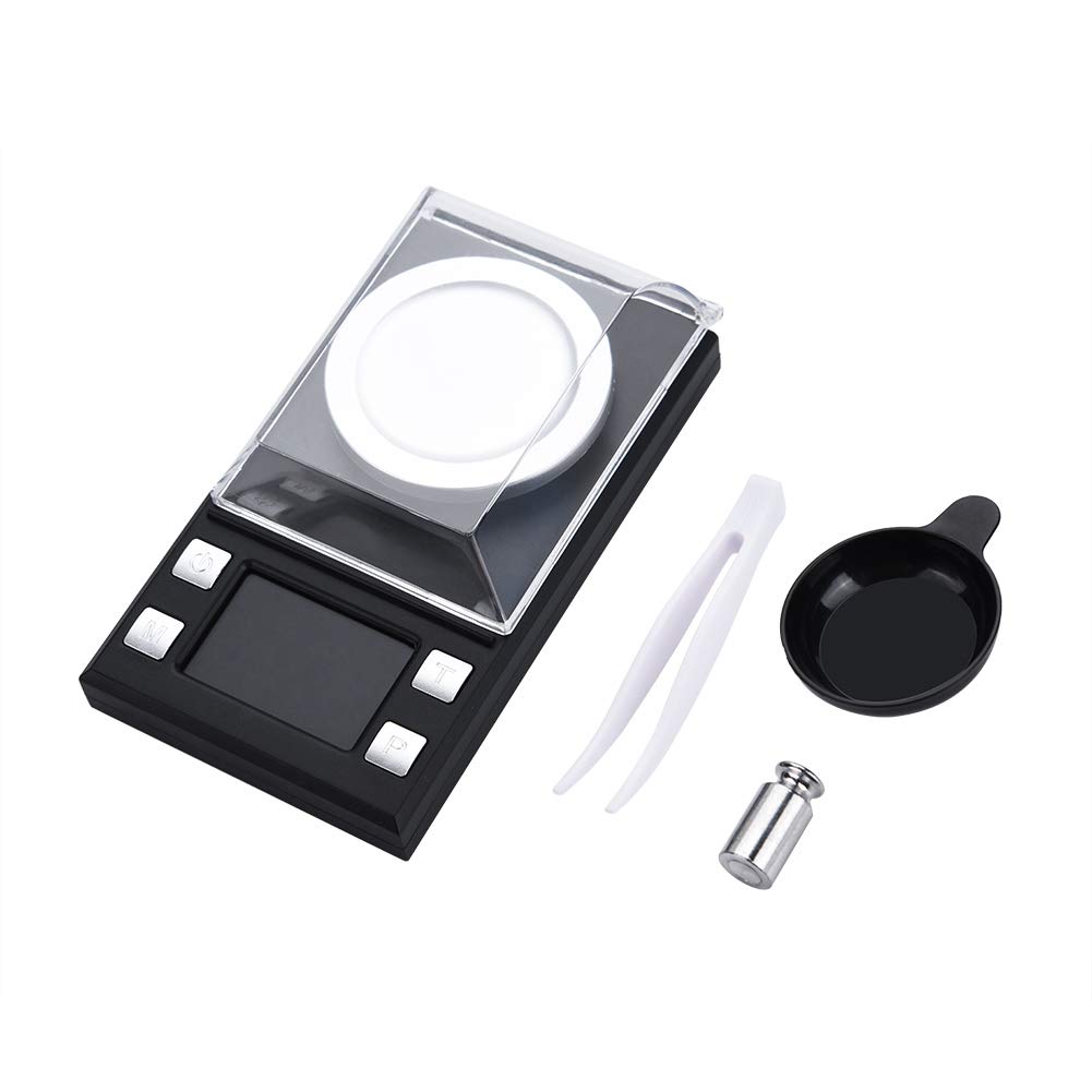 Portable Mini LCD Digital Scale, Electronic Pocket Scale, High Exactness 0.001g Jewelry Gold Weighing(Upper Limit 50g)