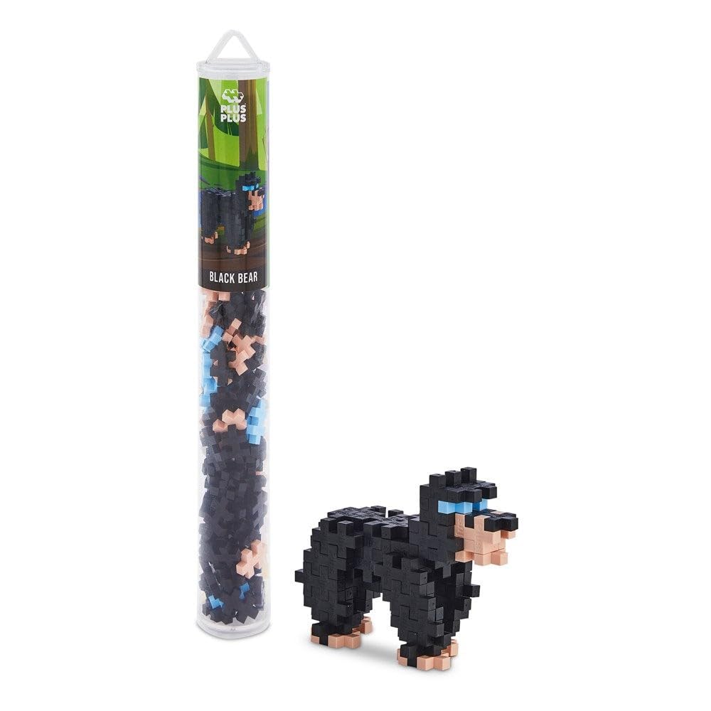 Plus-Plus - Bear - 100 pieces - Creative play, Building blocks, Building, Developing toys for children, STEM, STEAM, Produced in Denmark