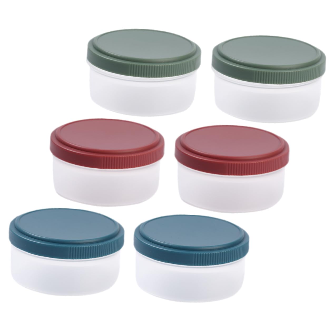 FUNOMOCYA 6pcs ??75ml6 Sauce Containers Portable Seasoning Containers Salad Dressing Container to Go Portion Control Cups Condiment Containers Portable Vinegar Containers Pp