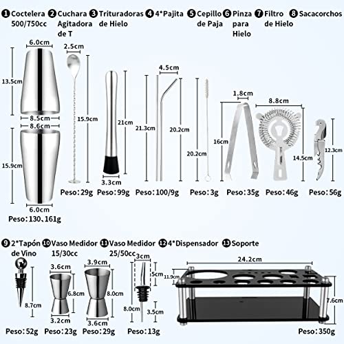 Consejos para Comprar Utensilios de bar al mejor precio. 11 Utensilios de bar marca Autbye (2)