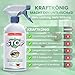 KRAFTKÖNIG Flohspray für Wohnung und Möbel 500 ml – Hochwirksames Umgebungsspray für Hunde & Katzen – sofort einsatzbereit mit Langzeitschutz gegen Flöhe, Made in Germany