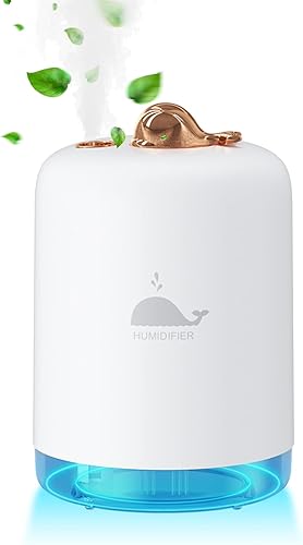 Humidificadores pequeños para dormitorio, humidificadores de niebla fría, mini humidificador de coche USB, mini humidificador de aire para oficina,