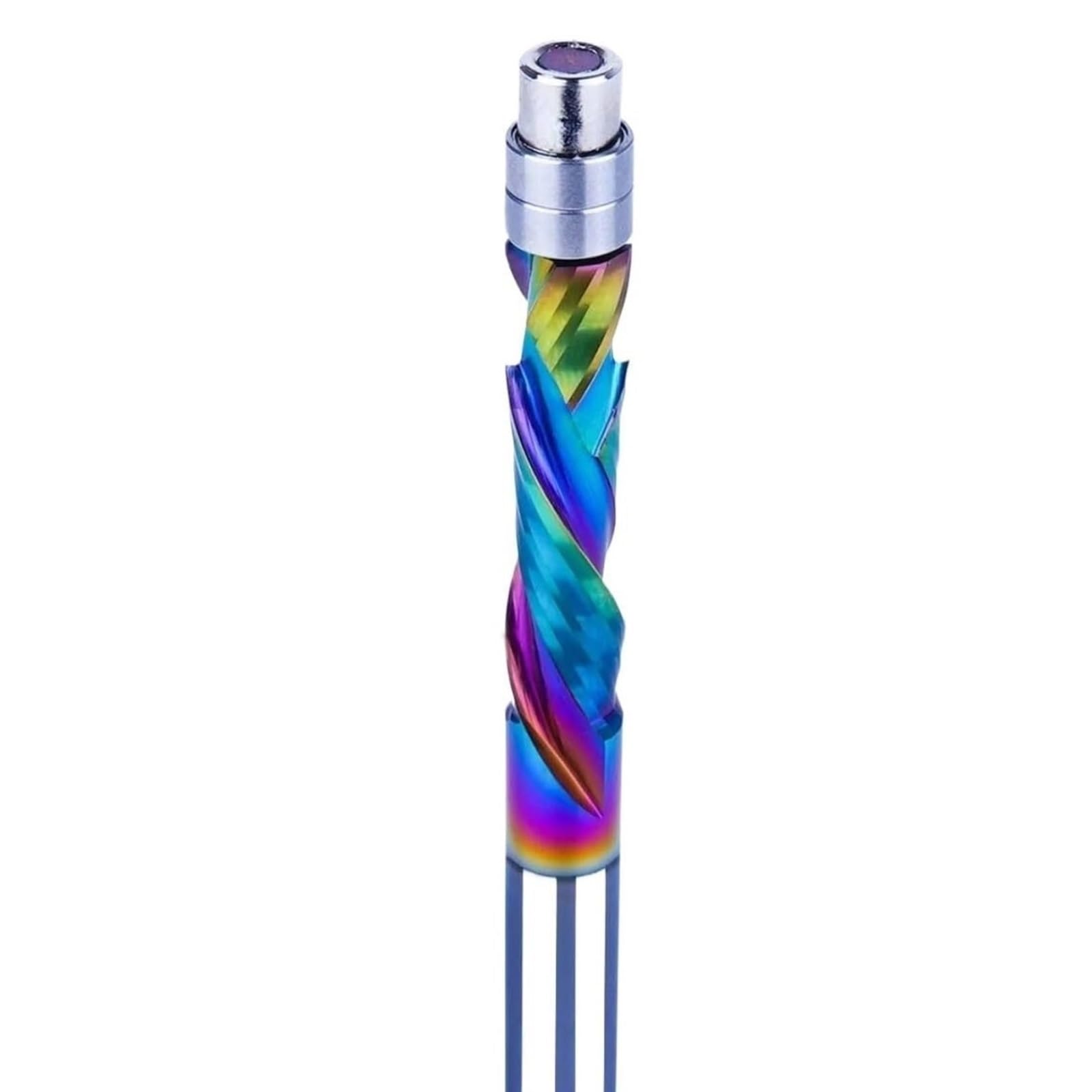 Torno, Torno, Rodamiento De Carburo Sólido Recubierto-fresa Guiada, Herramienta Recorte En Espiral, Hoja Para Carpintería, para bricolaje CNC mecanizado madera piedra(8 * 32 * 80)