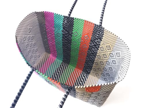 Maya Super Tote Bolso tejido de plástico reciclado miniatura 5