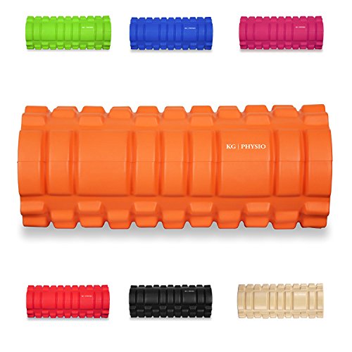 Rodillo de espuma con Puntos Gatillo para Masaje Muscular Diseño en Cuadrícula