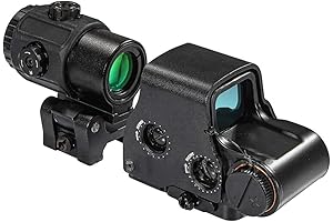 558 G43 Holographic Reflex Sight Scope with G43 3X Magnifier Combo Built-in...