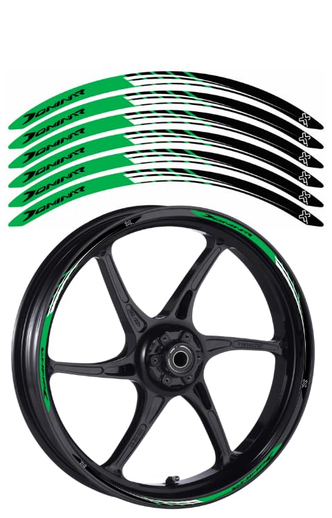 Grayfixx Alloy wheel Sticker For Dominar 250/400 | Made In Premium Radium With FPF(Fade Protection Film), Water Proof, Precut Sticker, Pack Of 6-image-9