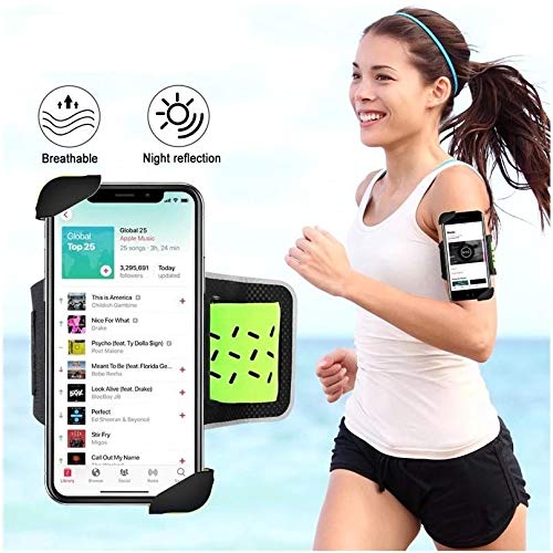 Coldre BoxWave para Apple iPhone 11 [Braçadeira FlexSport] Braçadeira ajustável para treino e corrid