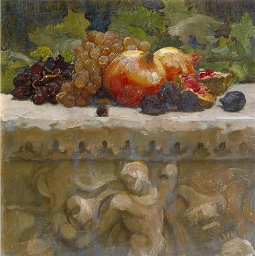 Art tableau fruits sur marbre Leighton pour sublimer votre décoration de salle à manger