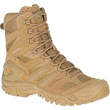 Merrell Mens Strongfield Tactical 6 Waterproof Boots, Breathable & Comfortable Work Combat Hiking Shoes