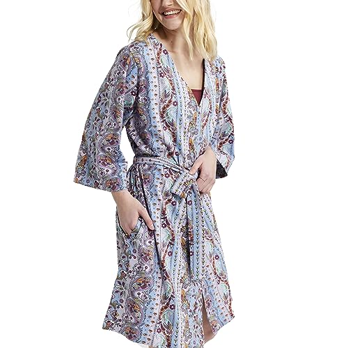 Image of Vera Bradley Women's Cotton Cozy Knit Robe (Extended Size Range)