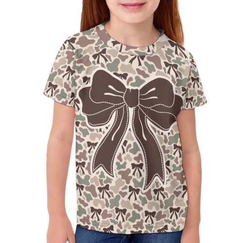 Image of Xhuibop Kids Tshirts Girls Boys 3-16 Years Summer Clothes for Teens Loose Fitting Tops