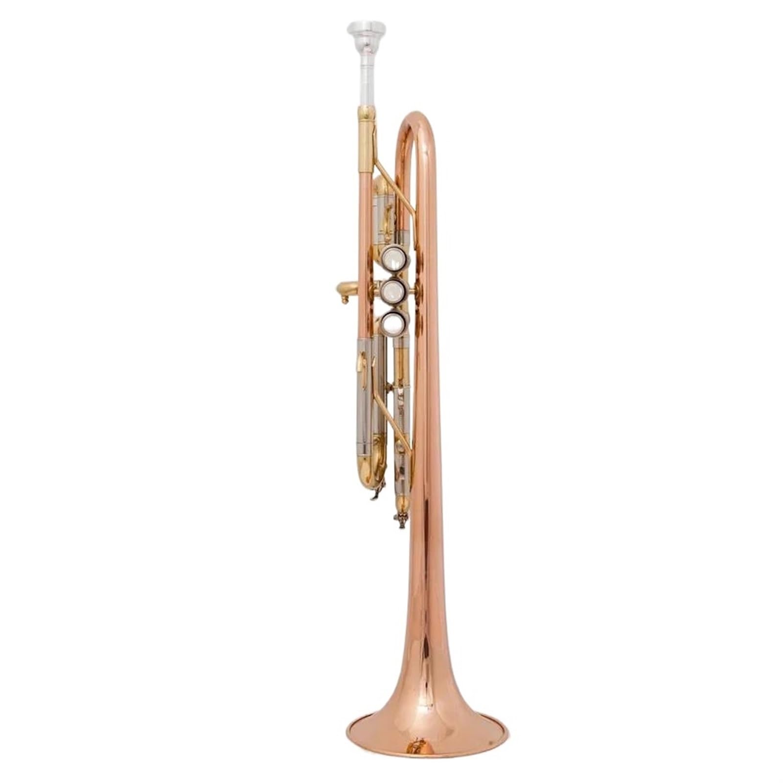 Trąbka Mosiężna Tuba C Tone Mała Trąbka Regulowana Podwójna Tuba Pozłacana Powierzchnia Profesjonalne Instrumenty Muzyczne
