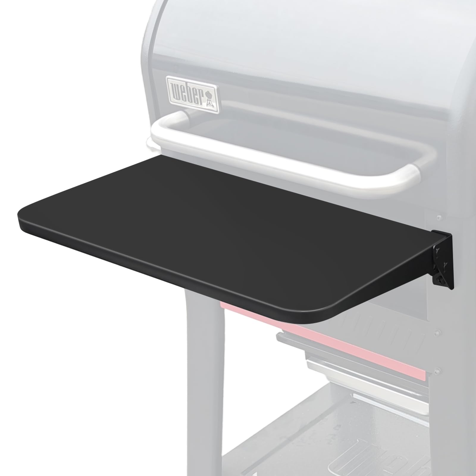 QuliMetal Foldable Front Shelf for Weber Searwood 600/Smoque