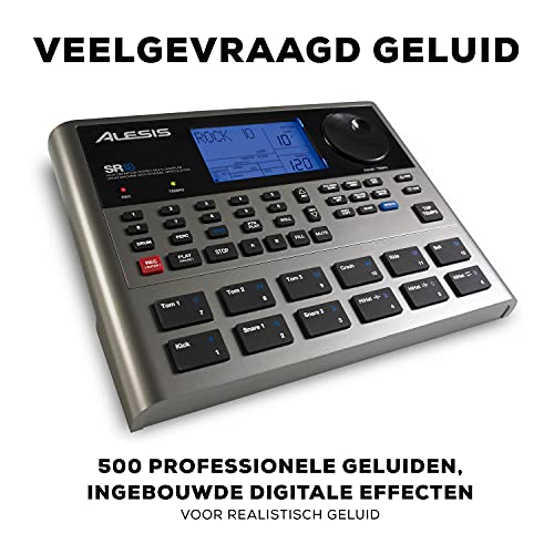 Alesis SR-18 - Standalone drummachine van studiokwaliteit met ingebouwde geluidsbibliotheek, prestatiegerichte I/O en ingebouwde effecten/processors - Image 4