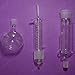 1000ml,Glaâ€‹ss Soxhlet Extractor Graham Condenser,One 1L Flat Flask
