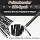 Sex peitschepeitsche Sex Paddel inkl Flogger BDSM Spielzeug SM Peitsche Sex Spielzeug für Paare SM Flogger Zubehör, Erotik Leder Peitsche Cosplay Sexspielzeug für Erwachsene (Schwarz)