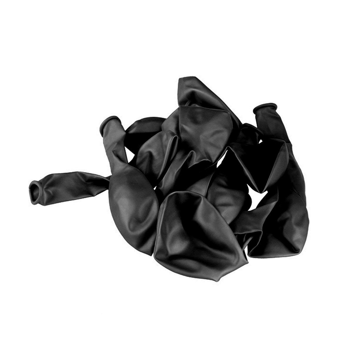 Balloonistics 10 Inch HD Metallic Shiny Balloons for Birthday Decoration, Decoration for Weddings, Engagement, Baby Shower, 1st Birthday, Anniversary, Birthday Party (Pack of 50) (Black) - Image 4 thumbnail